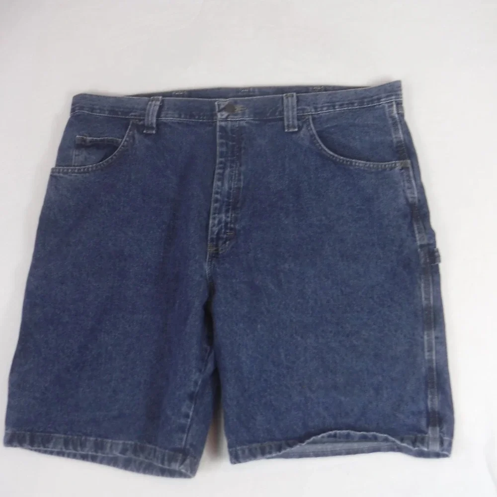 Wrangler‎ Carpenter Jean Shorts Men's Size 42R Blue Workwear